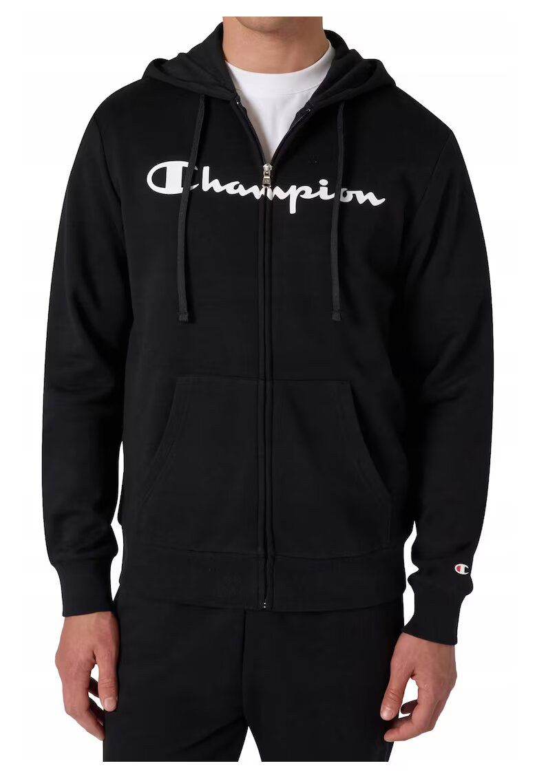 Champion Суичър с лого принт и цип