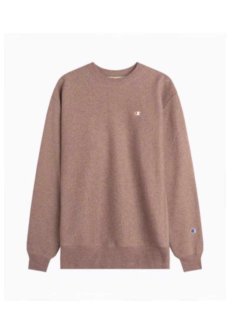Champion Суичър за мъже - Crewneck - памук - кафяв - Кафяв