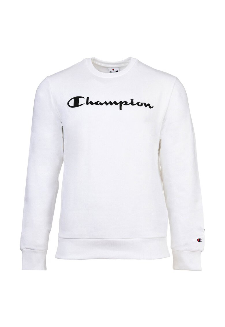 Champion Суитшърт с лого на гърдите - Бял