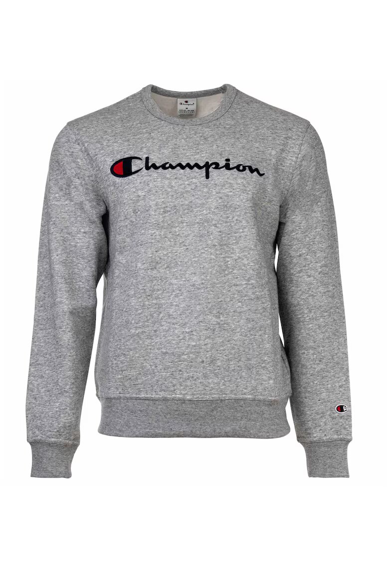 Champion Суитшърт с памук с овално деколте - Сив