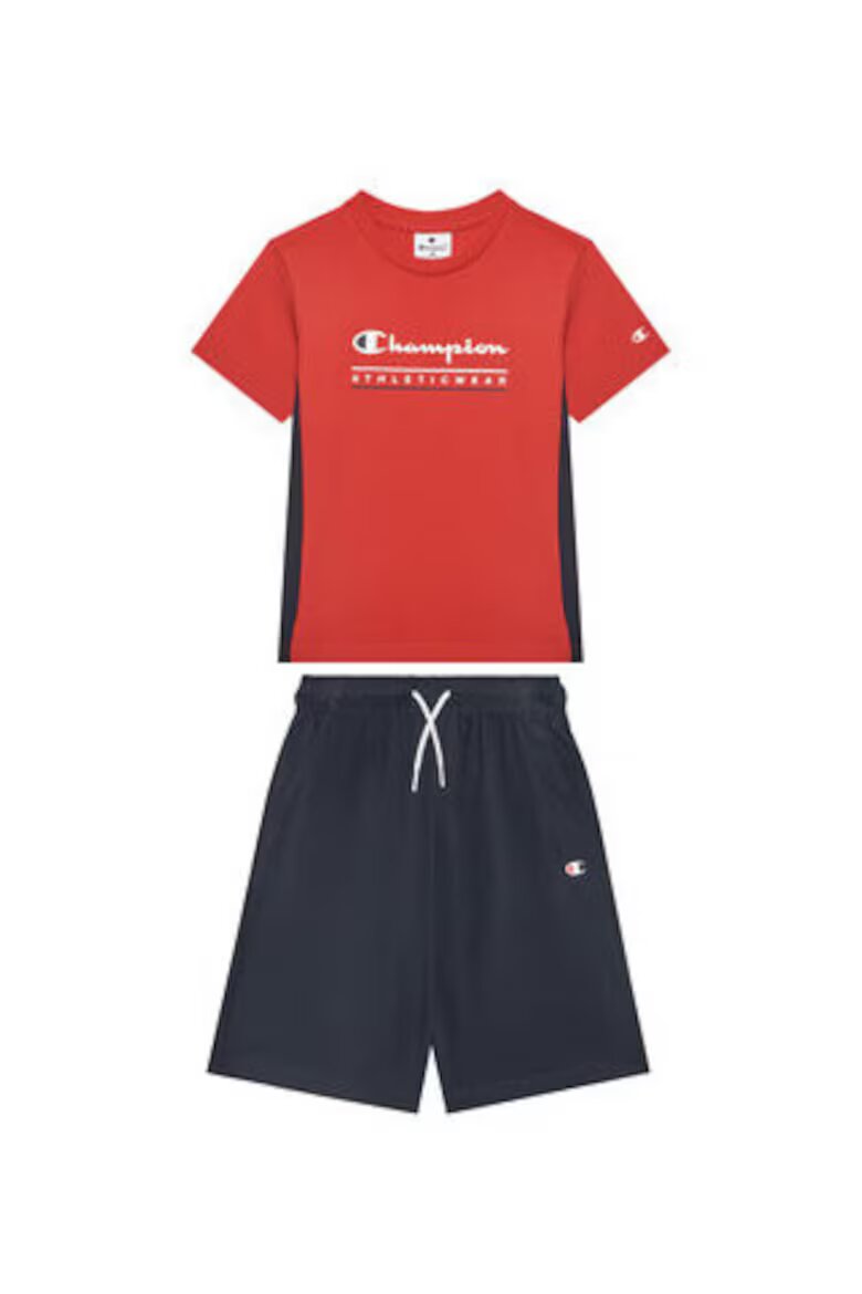 Champion Тренировъчен лайфстайл мъжки екип 306992 RS011 памук червен