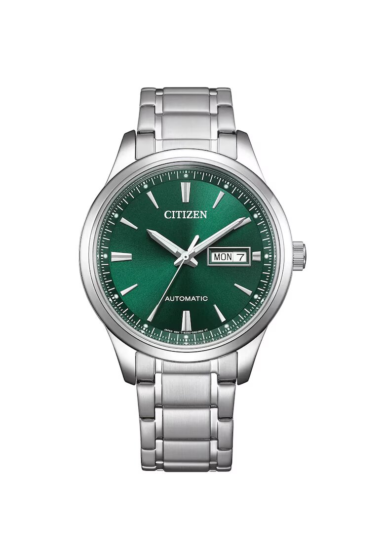 Citizen Мъжки часовник Mechanical Day-Date NY4058-79XE - Аналогов