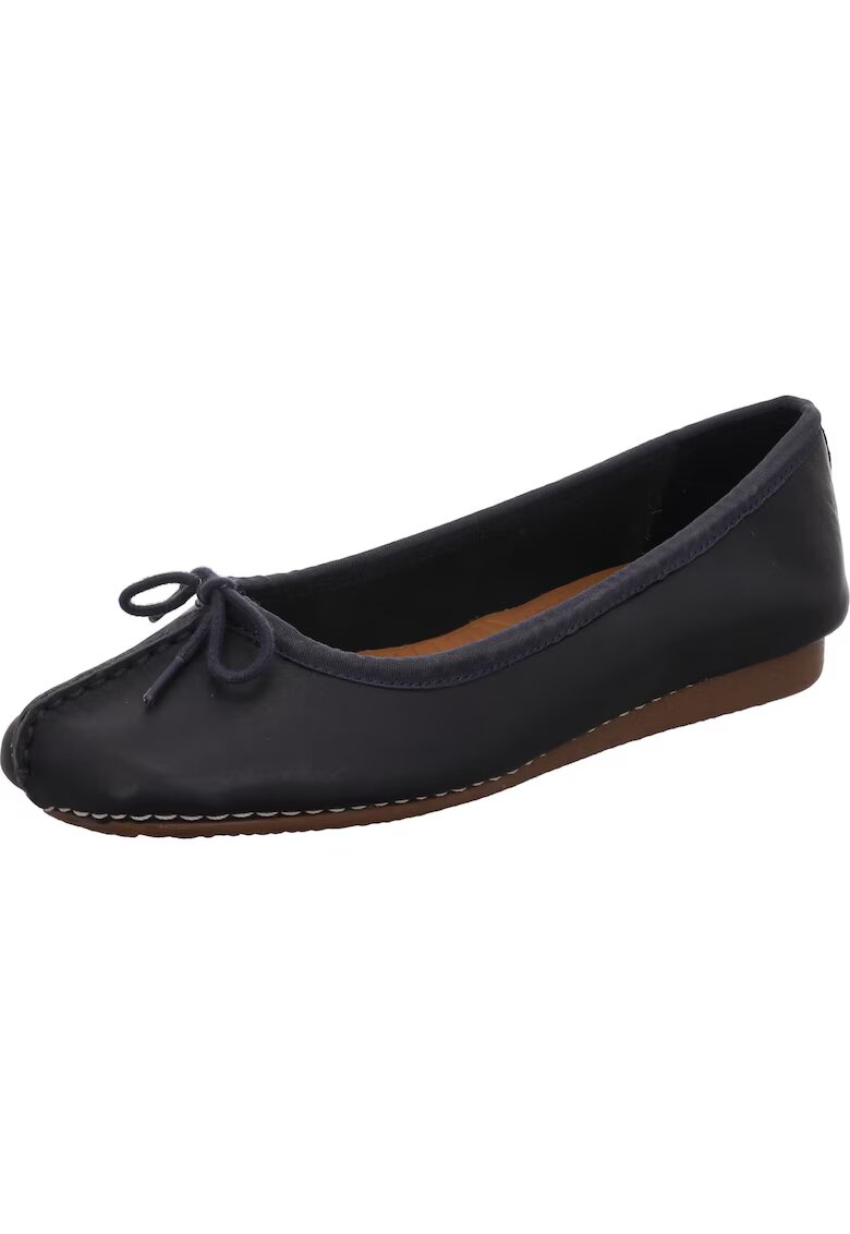 Clarks Балеринки FRECKLE ICE - кожа/гума - Тъмносин