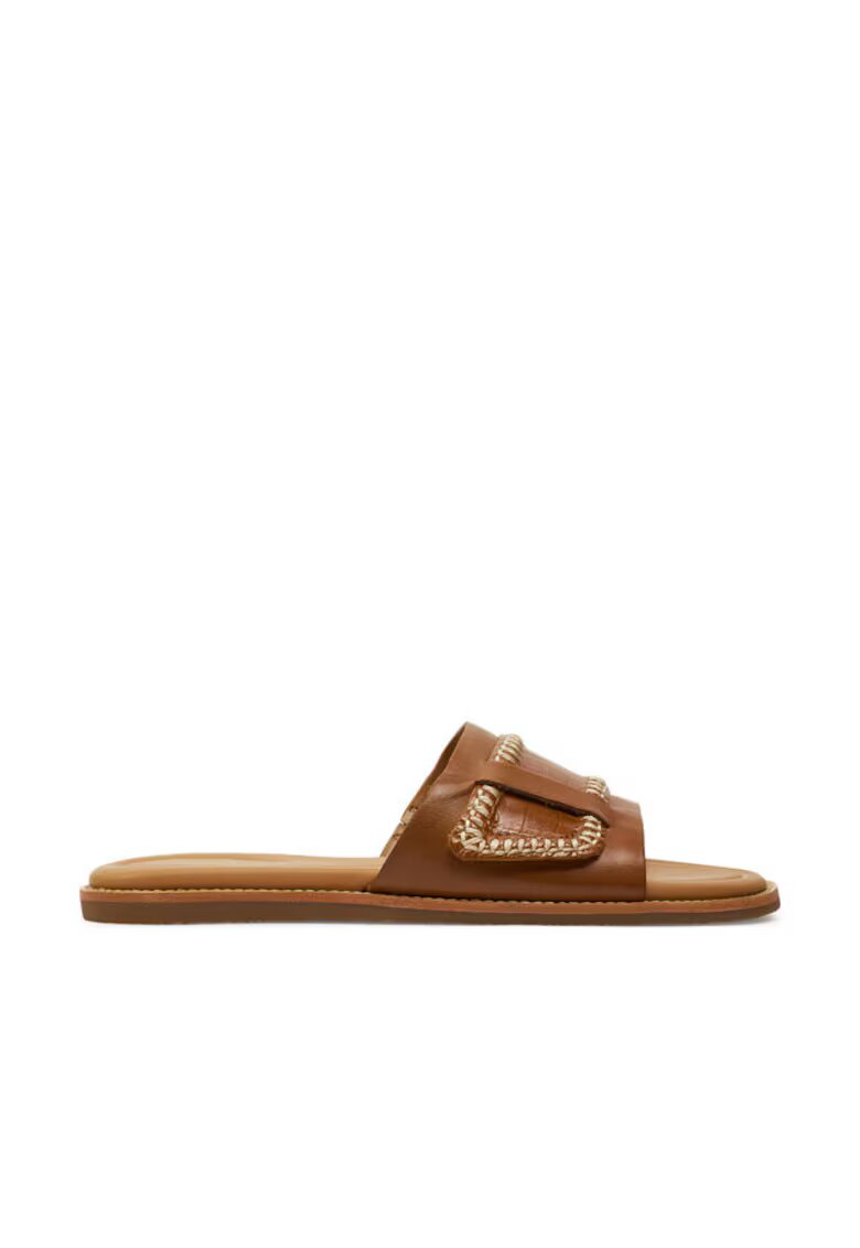 Clarks Дамски чехли 303500634 - Естествена кожа -