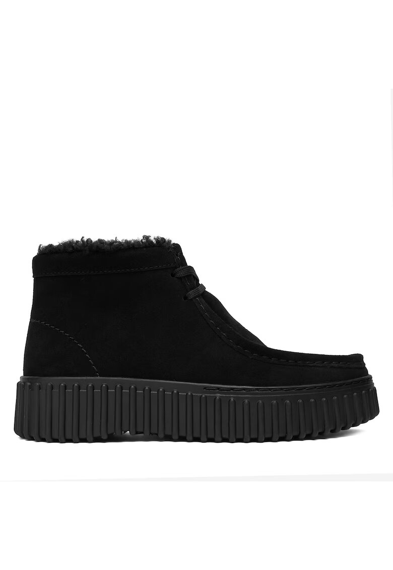 Clarks Дамски кожени боти от естествена кожа