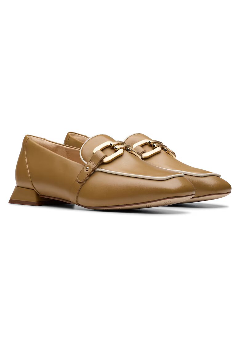 Clarks Дамски мокасини 26181333 - Естествена кожа