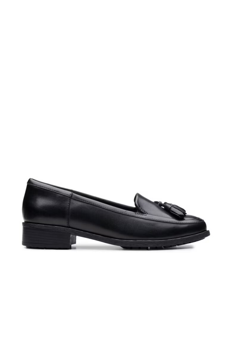 Clarks Дамски мокасини 304163340 - Естествена кожа - Черни