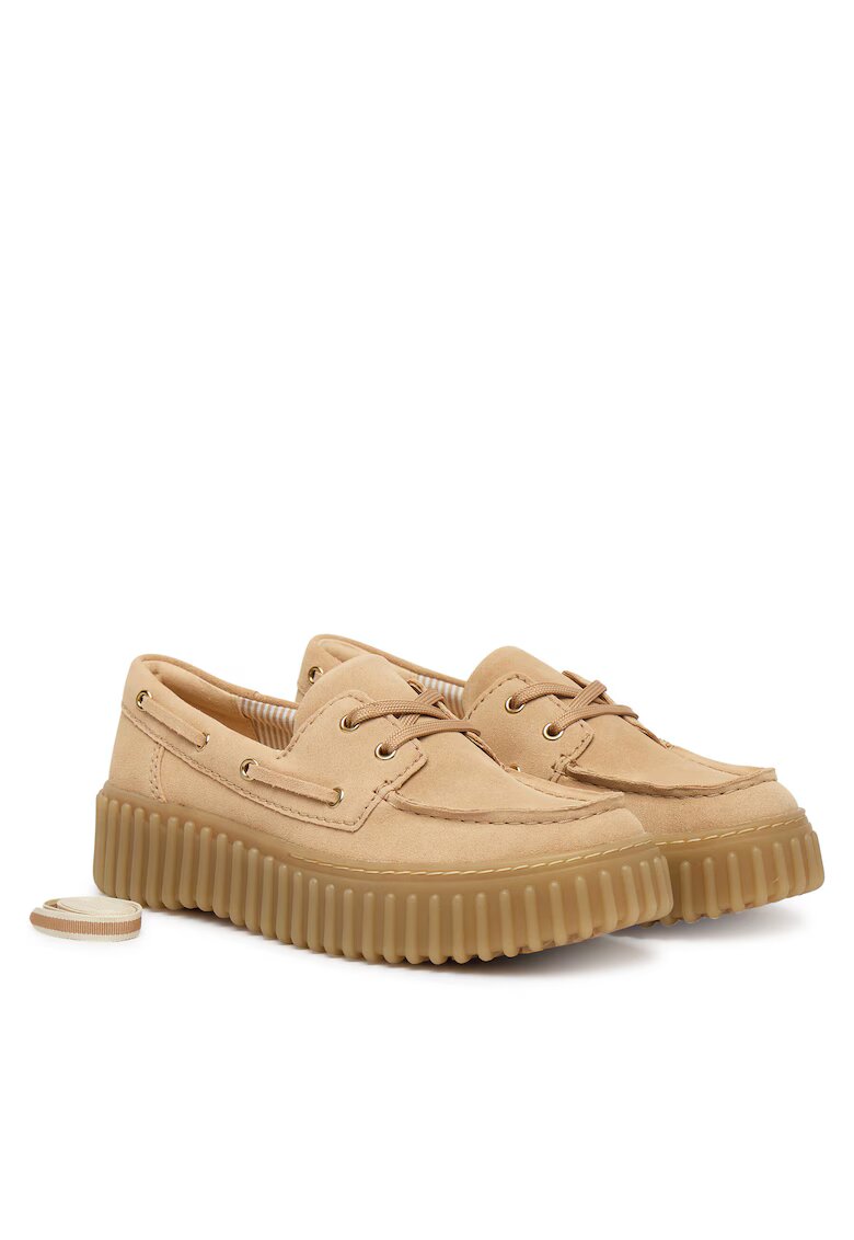 Clarks Дамски обувки - естествена кожа - бежови