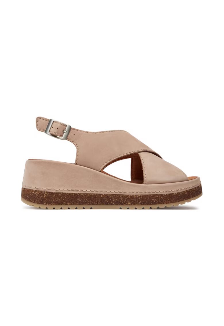 Clarks Дамски сандали - 303500 - Набук кожа - Розови -