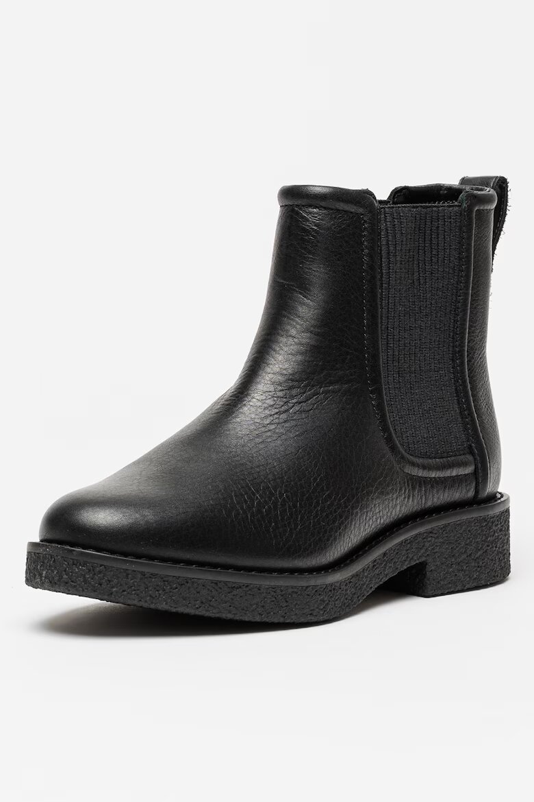 Clarks ККожени боти Nella Chelsea Черен