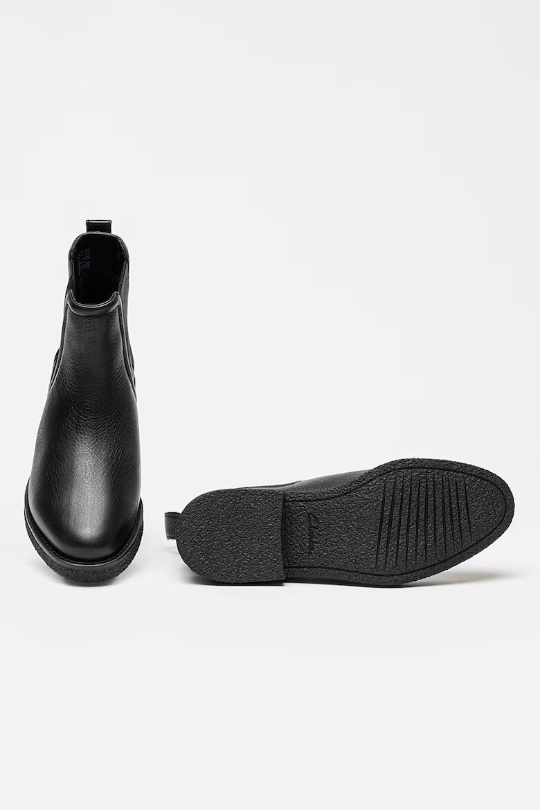 Clarks ККожени боти Nella Chelsea Черен