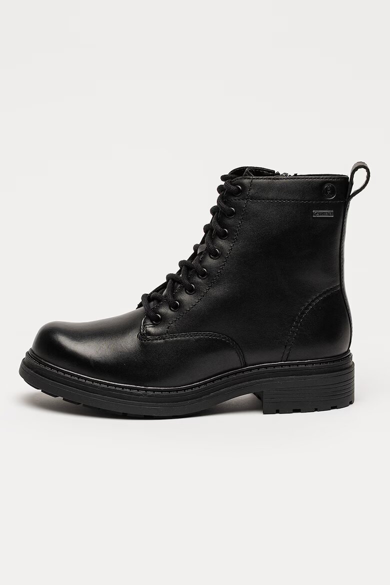 Clarks Кожени боти Orinoco с цип Черен
