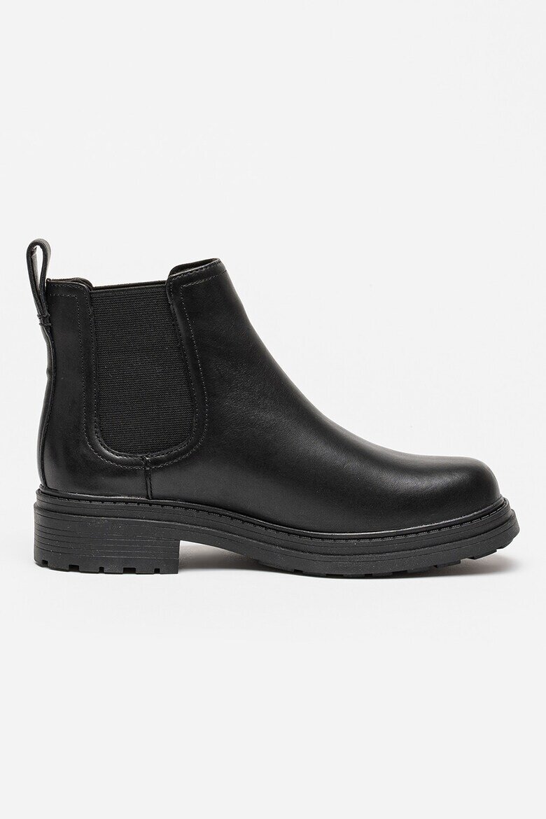Clarks Кожени боти Orinoco3 Chelsea Черен