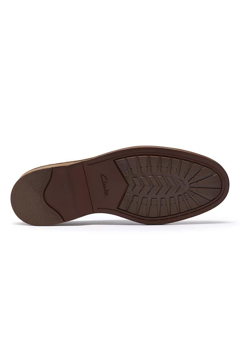 Clarks Кожени мокасини Aldwin Step Карамел