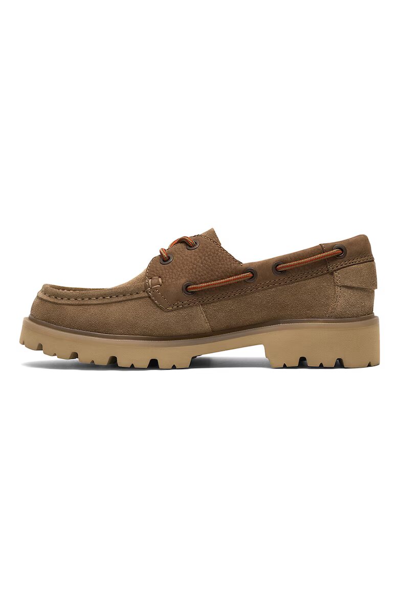 Clarks Кожени мокасини Cleyhill Карамел