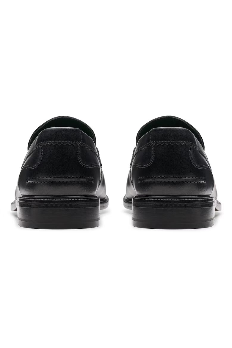 Clarks Кожени мокасини Craft James Черен