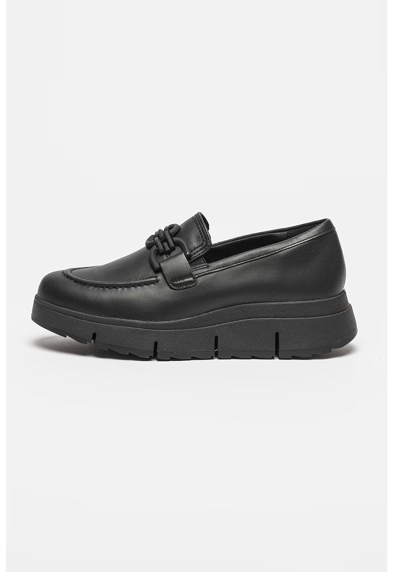 Clarks Кожени мокасини с контрасти