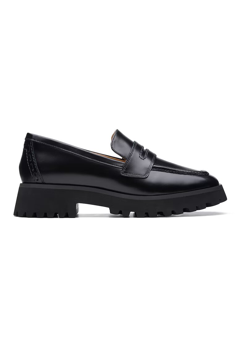 Clarks Кожени мокасини Stayso - Черен