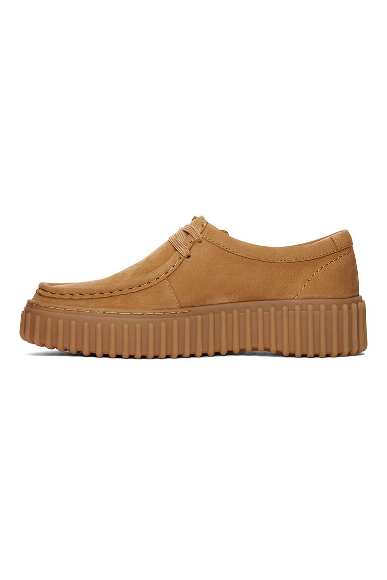Clarks Кожени мокасини Torhill Светлокафяв