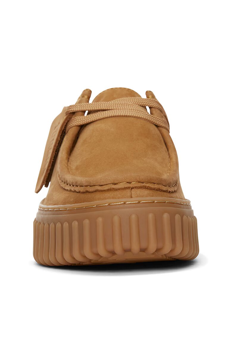 Clarks Кожени мокасини Torhill Светлокафяв