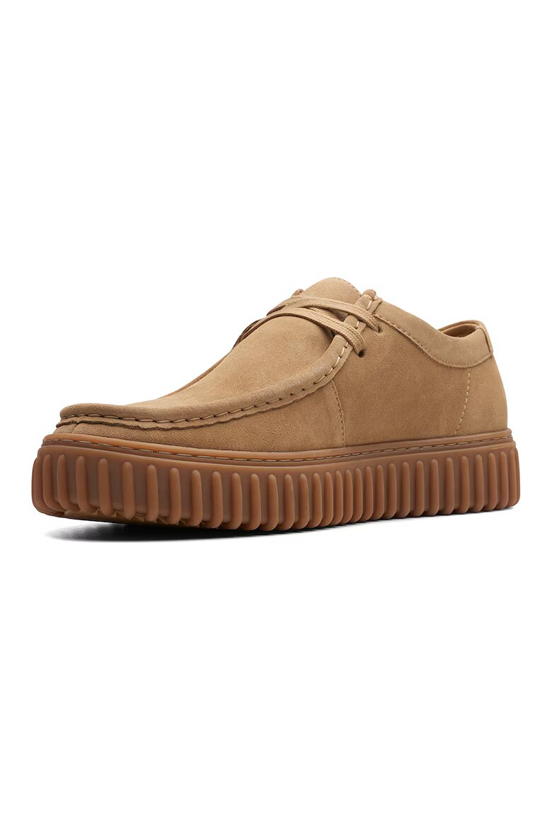 Clarks Кожени мокасини Torhill Светлокафяв