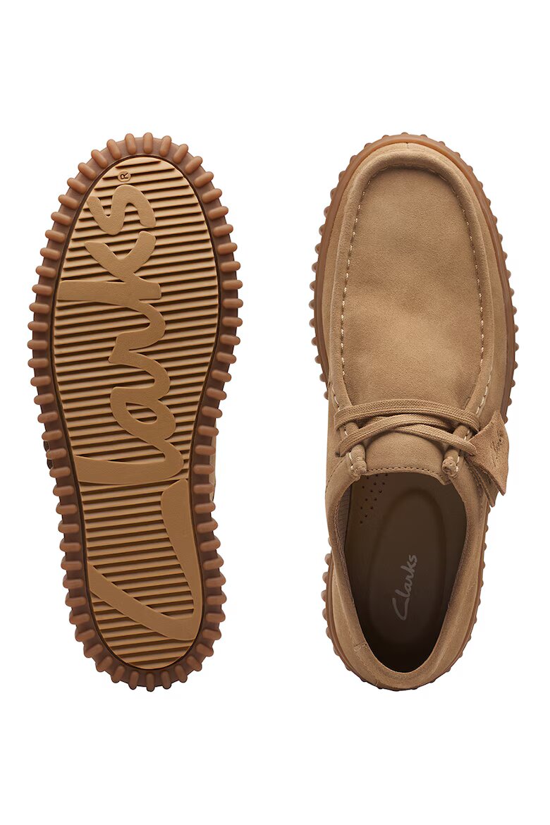 Clarks Кожени мокасини Torhill Светлокафяв