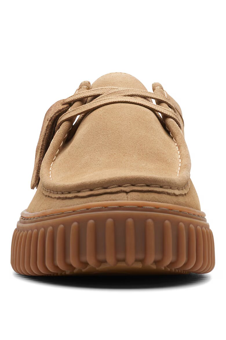 Clarks Кожени мокасини Torhill Светлокафяв