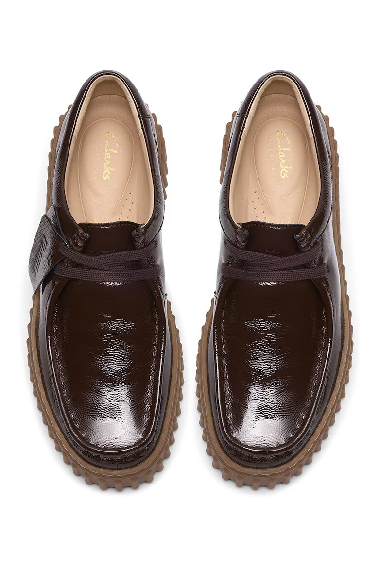 Clarks Кожени мокасини Torhill Тъмнокафяв/Сиво-кафяв/Избеляло черно