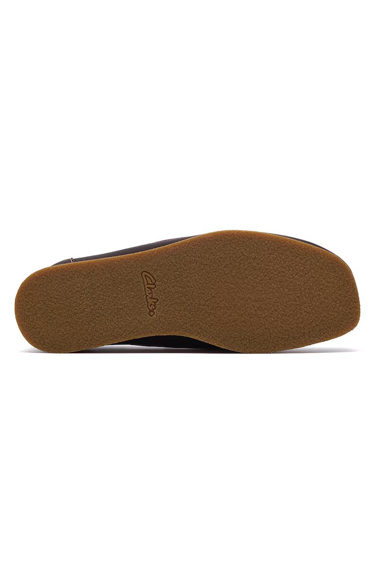 Clarks Кожени мокасини Wallabees Коняк кафяв