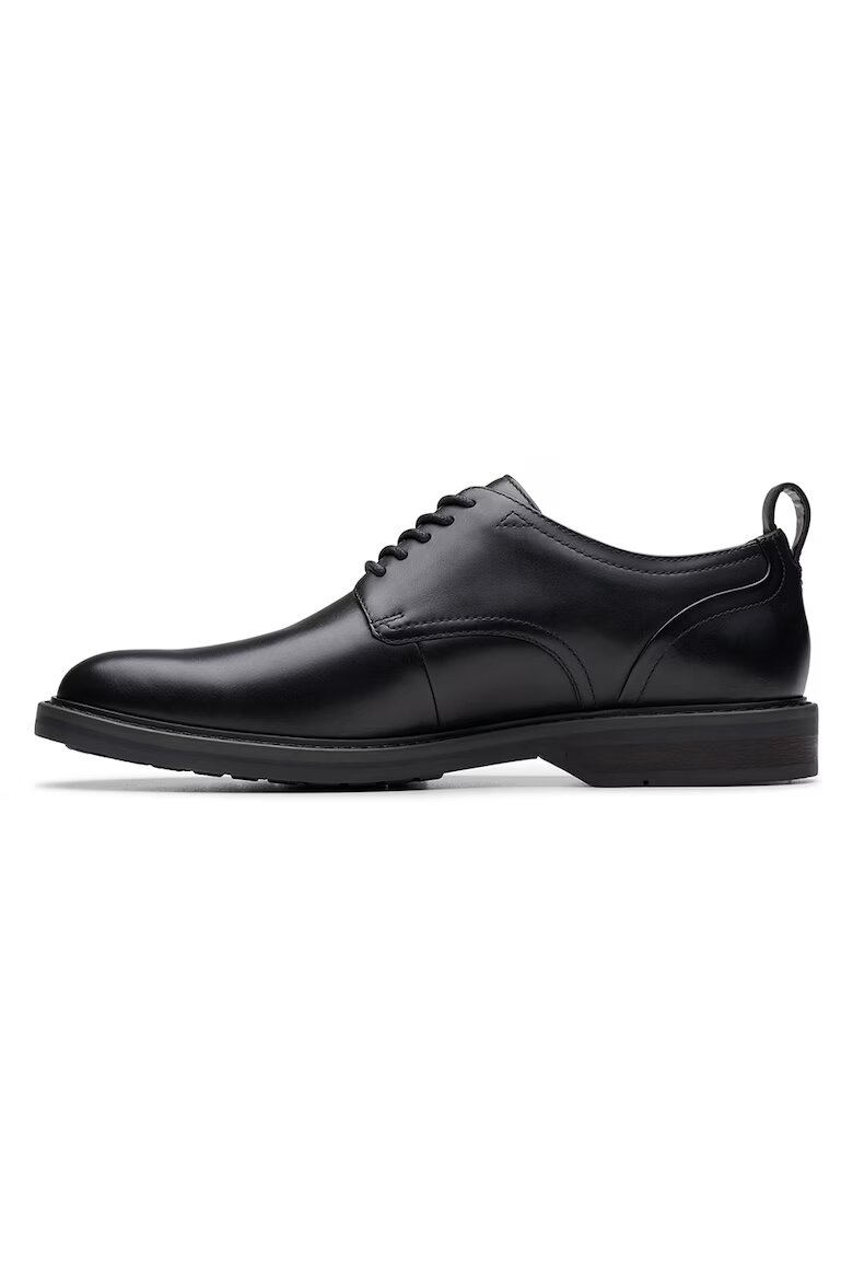 Clarks Кожени обувки Aldwin Черен