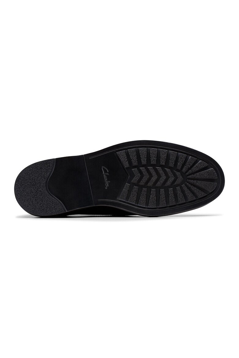 Clarks Кожени обувки Aldwin Черен