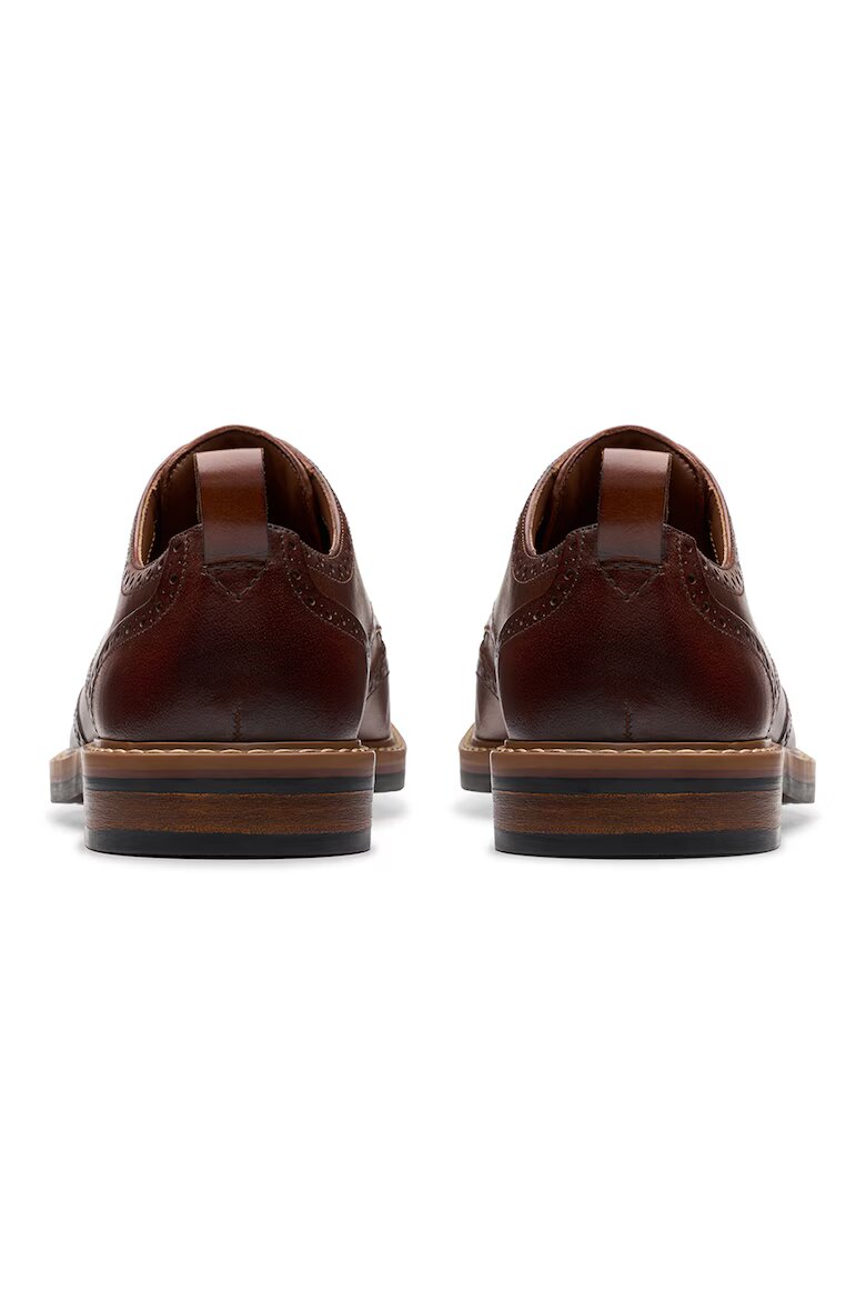 Clarks Кожени обувки Aldwin Limit тип Brogue Коняк кафяв