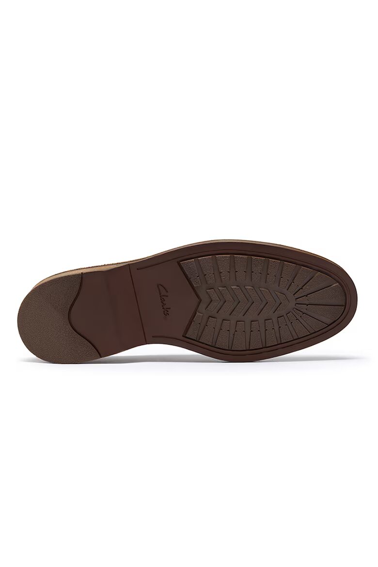 Clarks Кожени обувки Aldwin тип Derby Бежов