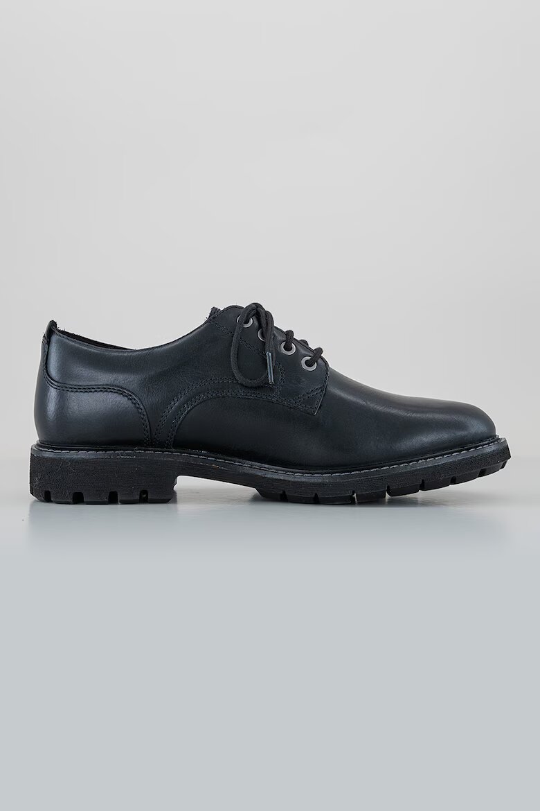 Clarks Кожени обувки Batcombe Derby Черен