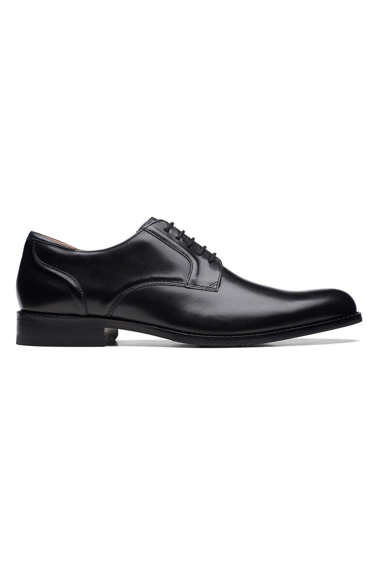 Clarks Кожени обувки Craftarlo Derby Черен