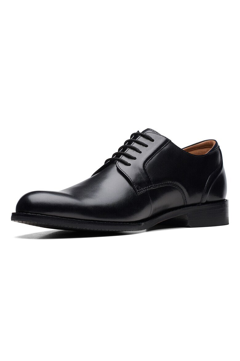 Clarks Кожени обувки Craftarlo Derby Черен