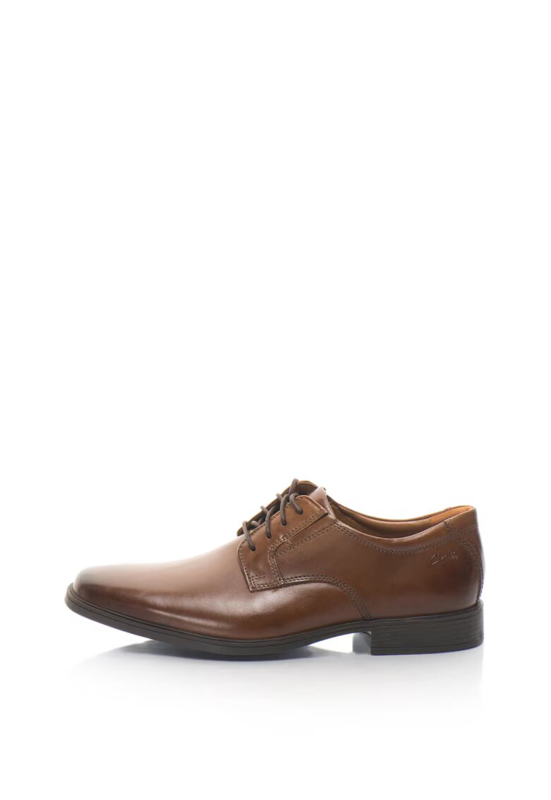 Clarks Кожени обувки Derby Tilden - Кафяв
