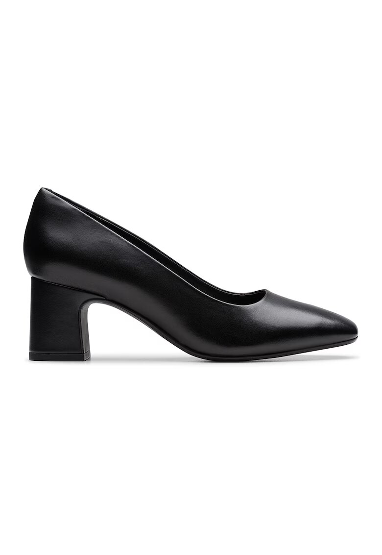 Clarks Кожени обувки Fernie-Court с масивен ток