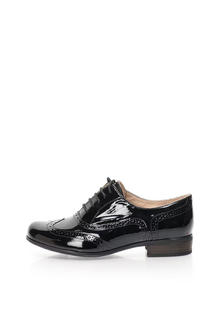 Clarks Кожени обувки Hamble Oak - Черен