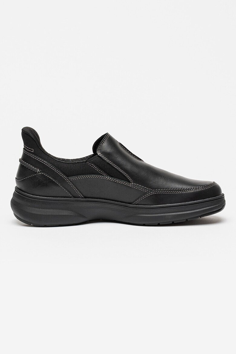 Clarks Кожени обувки Mullan с лесно обуване Черен