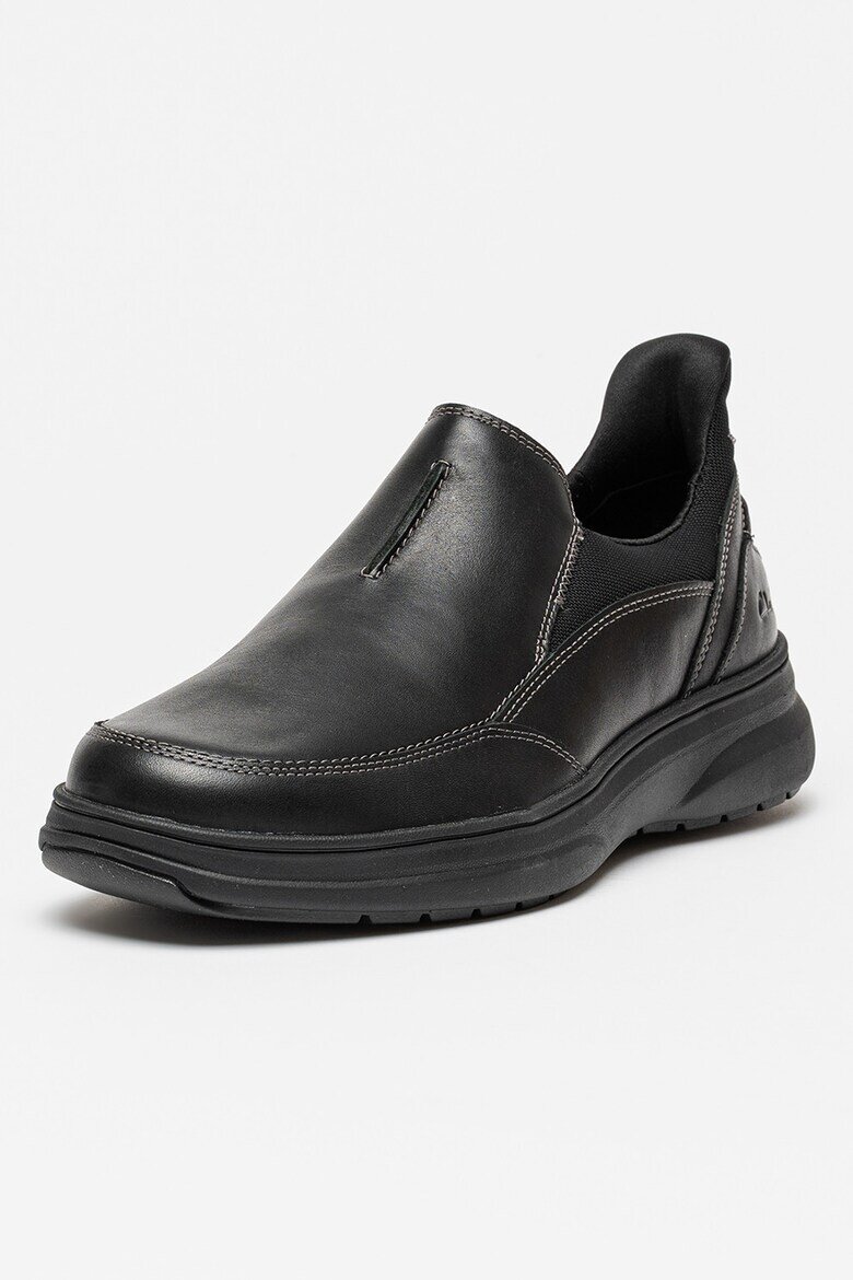 Clarks Кожени обувки Mullan с лесно обуване Черен