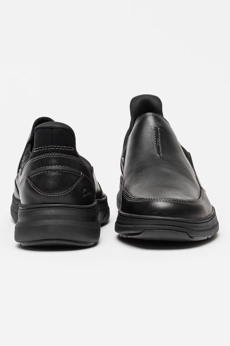 Clarks Кожени обувки Mullan с лесно обуване Черен