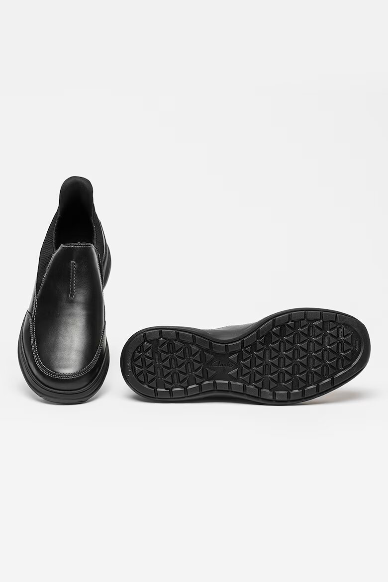 Clarks Кожени обувки Mullan с лесно обуване Черен