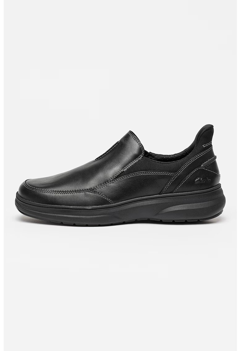 Clarks Кожени обувки Mullan с лесно обуване