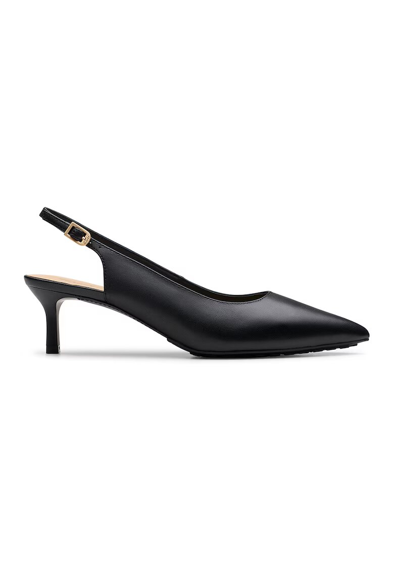 Clarks Кожени обувки с остър връх Adela