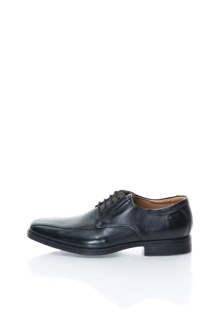 Clarks Кожени обувки Tilden-Walk Derby - Черен