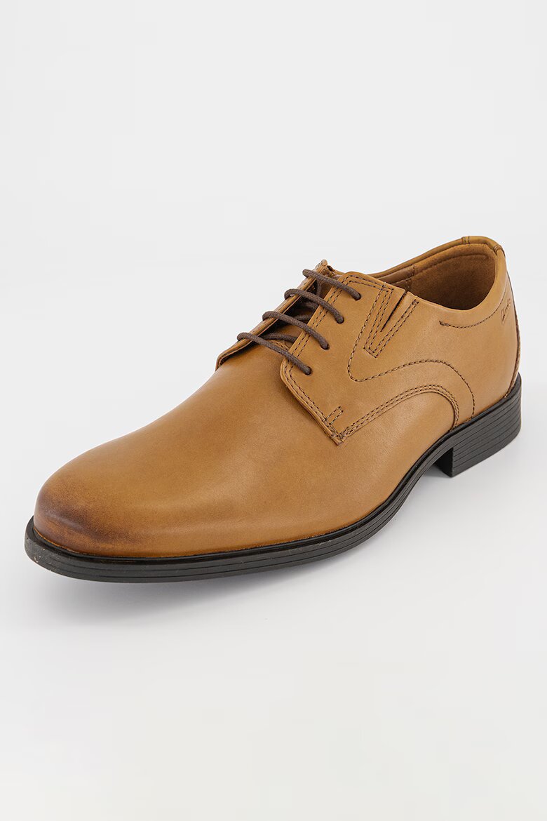 Clarks Кожени обувки Whiddon Brogue Карамел