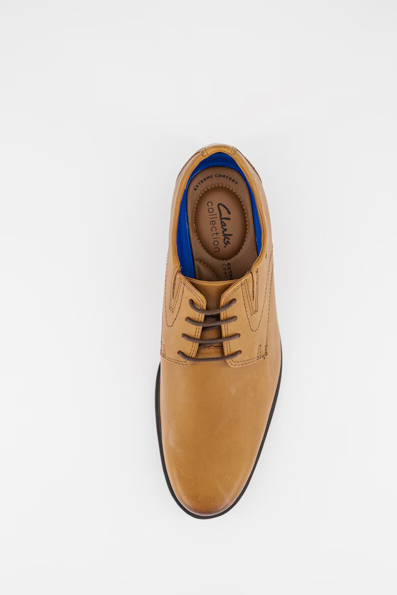 Clarks Кожени обувки Whiddon Brogue Карамел