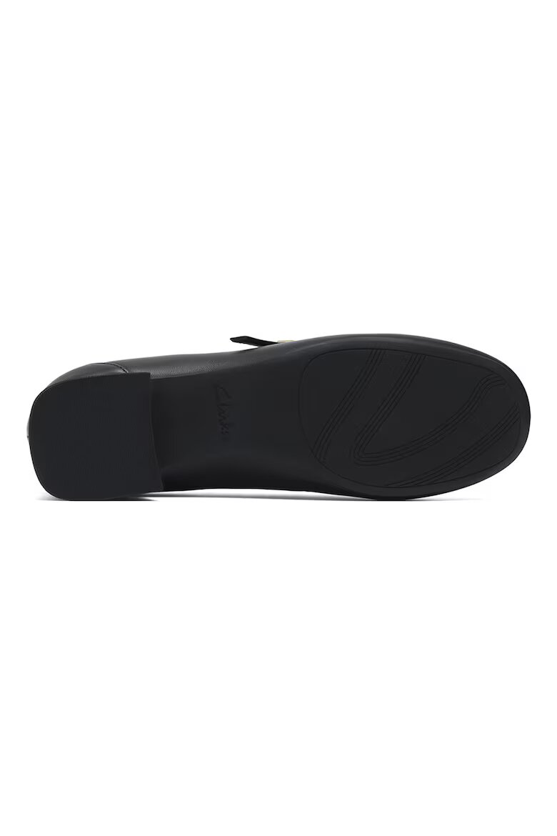 Clarks Кожени пантофки Daiss тип Mary Janes с малък ток Черен