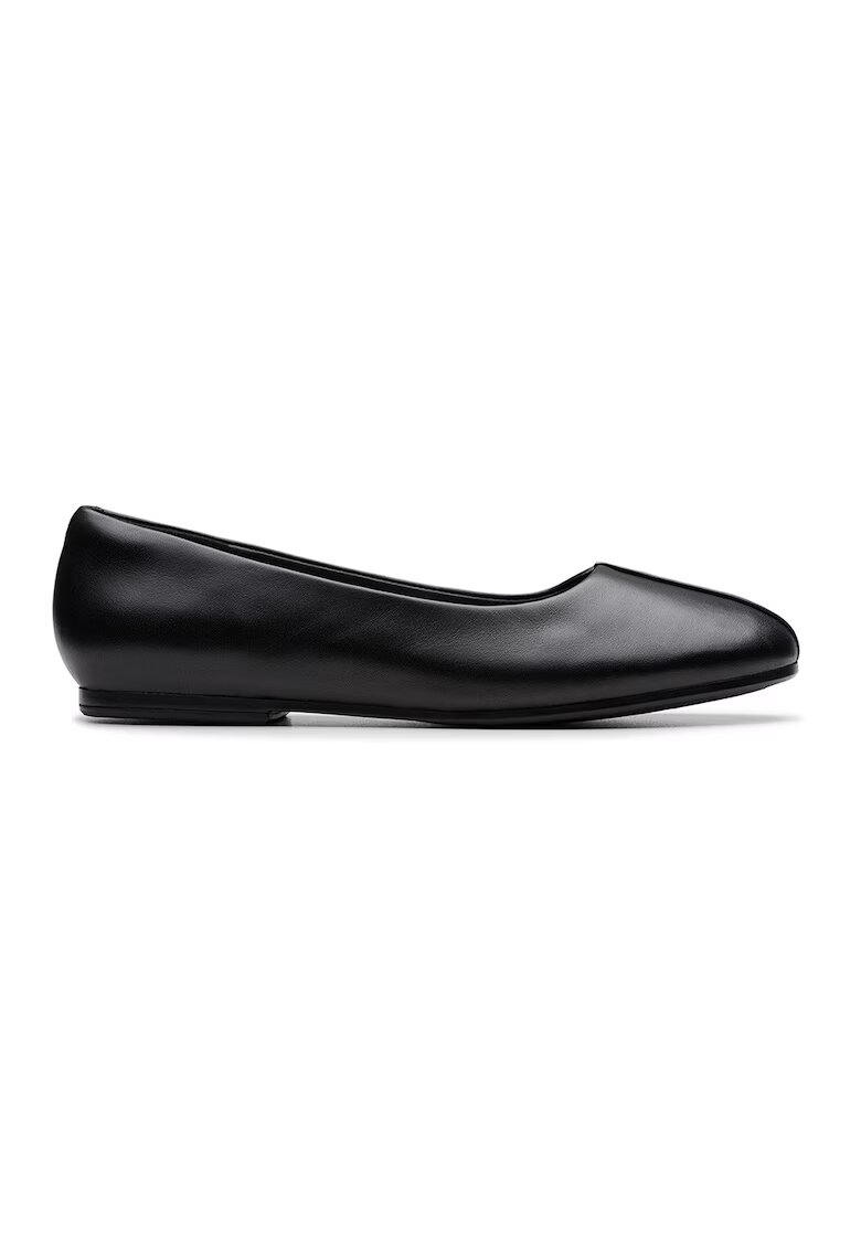 Clarks Кожени пантофки Livia Lily - Черен -
